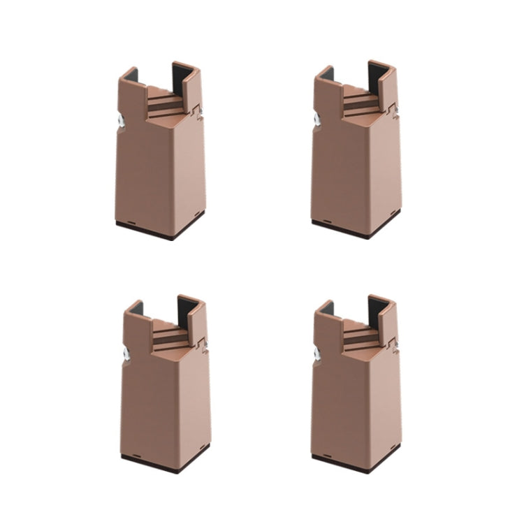 4er-Set Verstellbare Möbelfüße, 50 mm hoch, 75 mm hoch, 100 mm hoch