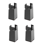 4er-Set Verstellbare Möbelfüße, 50 mm hoch, 75 mm hoch, 100 mm hoch