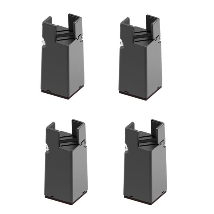 4er-Set Verstellbare Möbelfüße, 50 mm hoch, 75 mm hoch, 100 mm hoch
