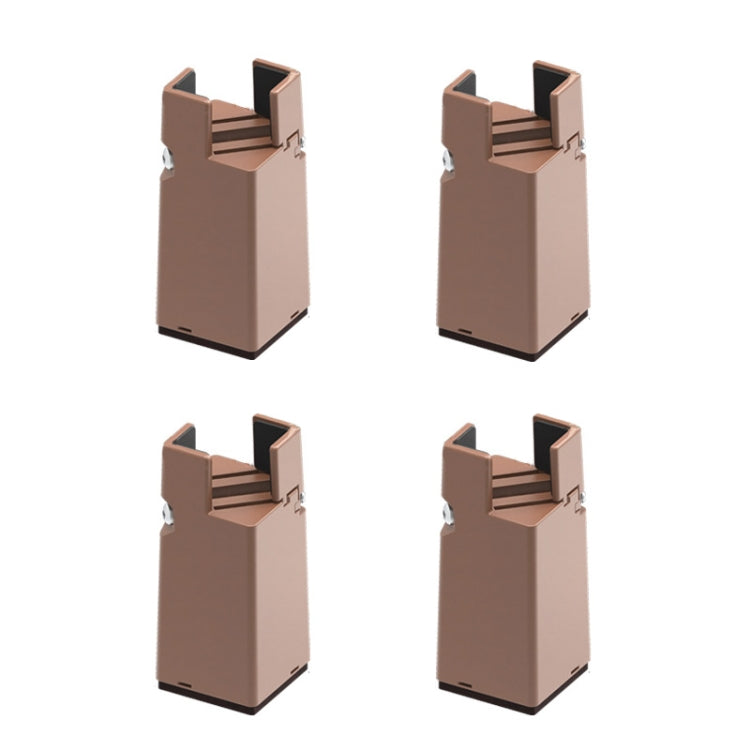 4er-Set Verstellbare Möbelfüße, 50 mm hoch, 75 mm hoch, 100 mm hoch