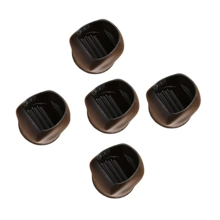 5er-Set Rollstuhlfußbezug Computerstuhlrollenfixierer, Rollstuhlfußbezug