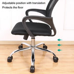 5er-Set Rollstuhlfußbezug Computerstuhlrollenfixierer, Rollstuhlfußbezug