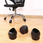 5er-Set Rollstuhlfußbezug Computerstuhlrollenfixierer, Rollstuhlfußbezug