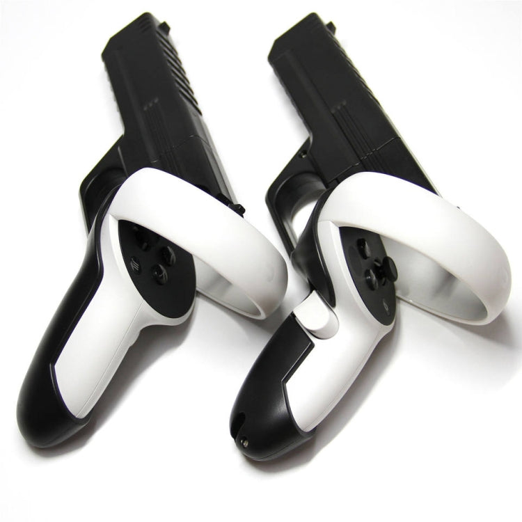 Für Meta Quest 2 VR Controller 1 Paar Robuster Schießgriffhalter, Schwarz