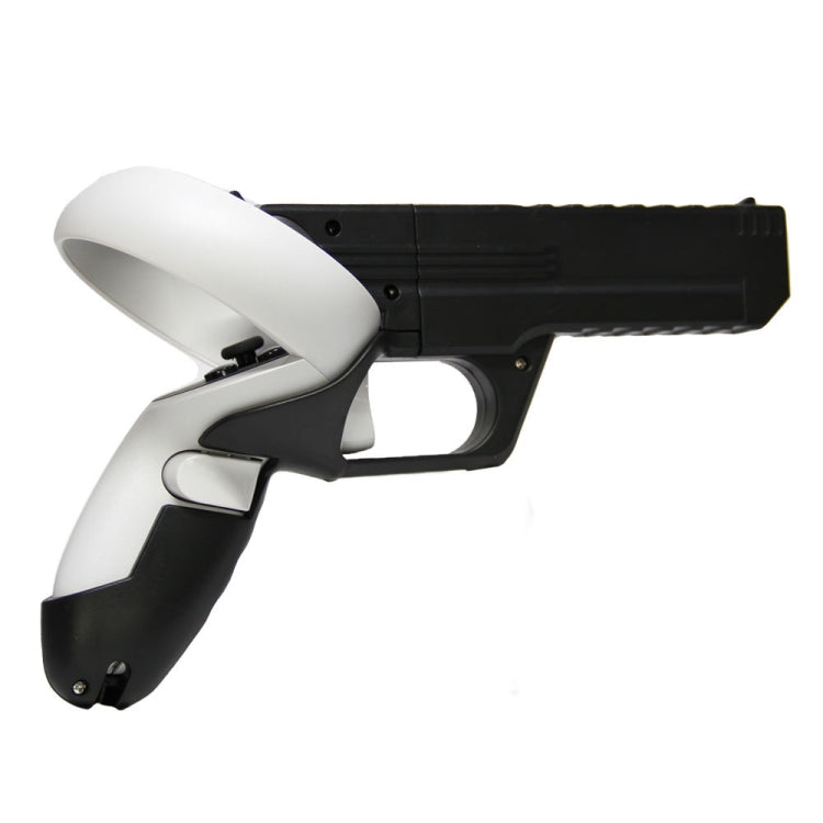 Für Meta Quest 2 VR Controller 1 Paar Robuster Schießgriffhalter, Schwarz