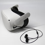 Für Meta Quest 2 VR-Brille In-Ear-Headset 3,5 mm Winkelanschluss Aluminium-Kopfhörer