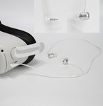 Für Meta Quest 2 VR-Brille In-Ear-Headset 3,5 mm Winkelanschluss Aluminium-Kopfhörer