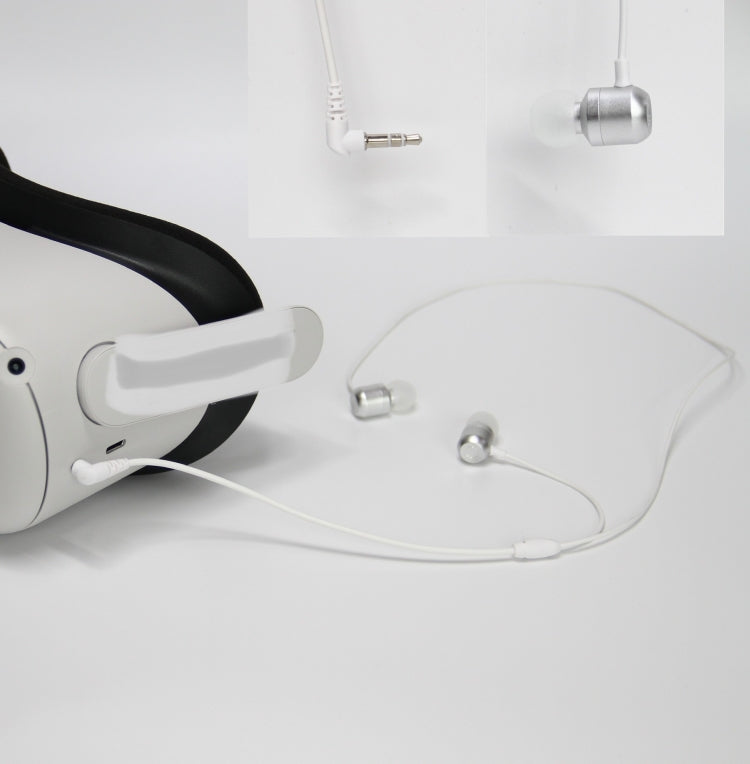 Für Meta Quest 2 VR-Brille In-Ear-Headset 3,5 mm Winkelanschluss Aluminium-Kopfhörer