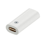 Ladeadapter für Apple Pencil 1/2, Stylus Ladeadapter Konverter, 8Pin Buchse zu Buchse, 8Pin Buchse zu Typ-C/USB-C Buchse