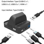 Für Nintendo Switch / Switch OLED SW300 HDMI-Videokonverter mit Lüfterbasis und Ladegerät