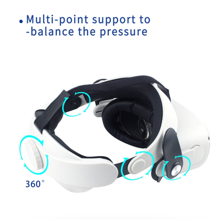 Für Meta Quest 2 VR-Brille verstellbar, verbessert den Tragekomfort, Elite-Kopfband, verstellbares Band