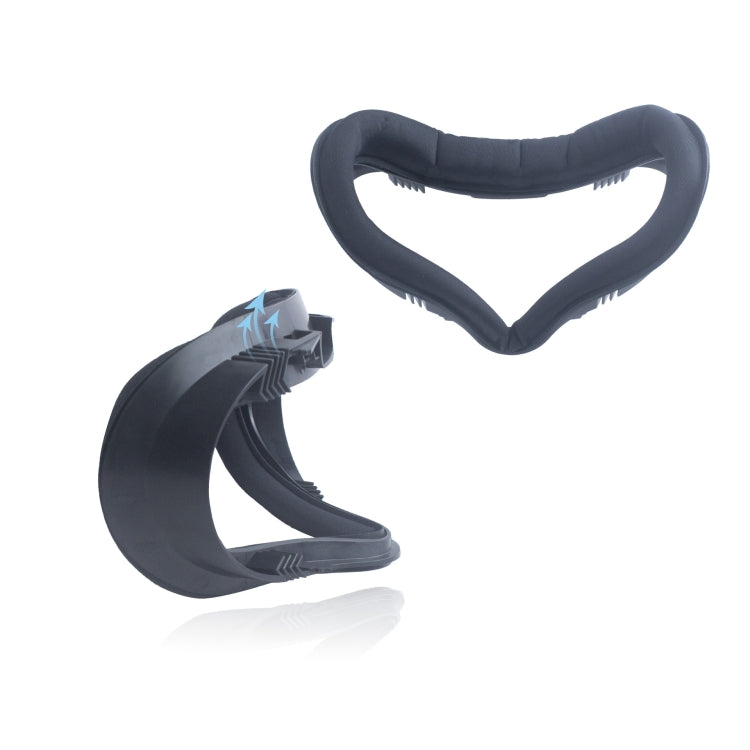 Für Meta Quest 2 VR-Headset Anti-Schweiß-Augenmaske VR-Gesichtsschnittstellenhalterungsabdeckung, Anti-Schweiß-Augenmaske (Schwarz)
