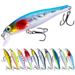 HENGJIA MI160 8,8cm 9g Schwimmender Wasser Minnow Kunstköder, 1, 2, 3, 4, 5, 6, 7, 8, 9, 10, 10 Farben, 10 Farbige Box