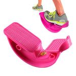 Fitness Schräges Dehnungsbrett Trainer Wadenentspannung Stehendes Dehnungs-Pedal, Rosarot, Blau, Gelb, Schwarz, Pink mit Fußgurt, Blau mit Fußgurt, Lila mit Fußgurt