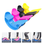 Fitness Schräges Dehnungsbrett Trainer Wadenentspannung Stehendes Dehnungs-Pedal, Rosarot, Blau, Gelb, Schwarz, Pink mit Fußgurt, Blau mit Fußgurt, Lila mit Fußgurt