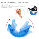 Fitness Schräges Dehnungsbrett Trainer Wadenentspannung Stehendes Dehnungs-Pedal, Rosarot, Blau, Gelb, Schwarz, Pink mit Fußgurt, Blau mit Fußgurt, Lila mit Fußgurt