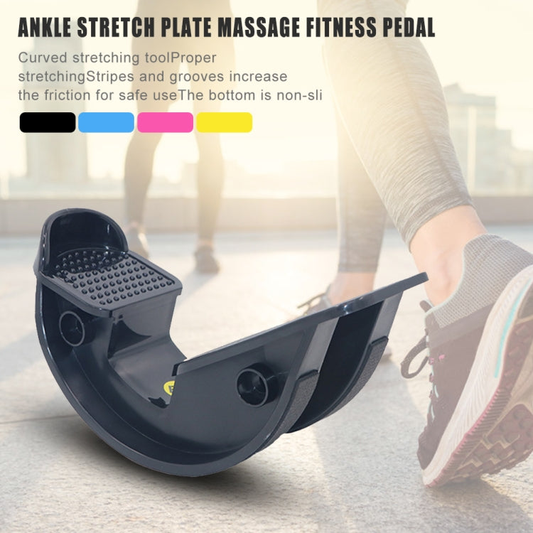 Fitness Schräges Dehnungsbrett Trainer Wadenentspannung Stehendes Dehnungs-Pedal, Rosarot, Blau, Gelb, Schwarz, Pink mit Fußgurt, Blau mit Fußgurt, Lila mit Fußgurt
