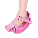 Fitness Schräges Dehnungsbrett Trainer Wadenentspannung Stehendes Dehnungs-Pedal, Rosarot, Blau, Gelb, Schwarz, Pink mit Fußgurt, Blau mit Fußgurt, Lila mit Fußgurt
