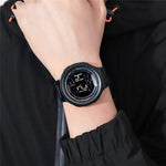 SKMEI 1841 Outdoor Sport Schüler Wasserdichte Leuchtende Countdown-Uhr, 1841 Schwarz, 1841 Hellgrau
