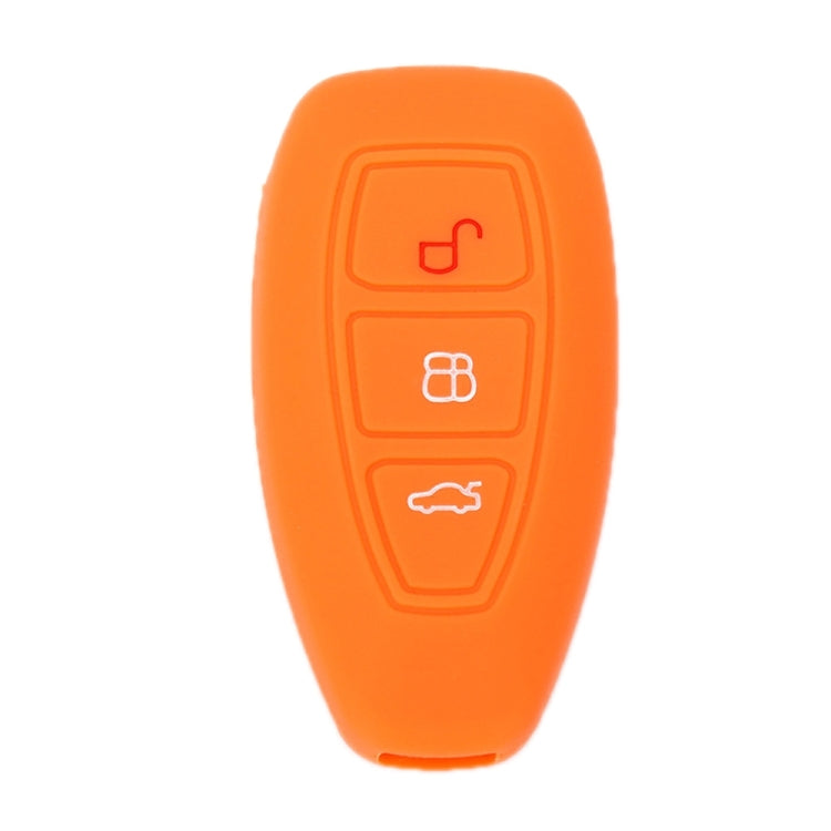 For Ford Focus/Mondeo 2pcs Folding Three-Button Key Protect Cover, Red, Pink, Orange, Yellow, Sky Blue, New Green, Purple, Black