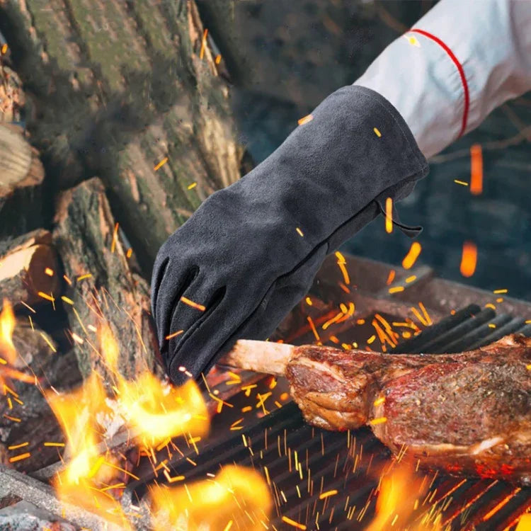 Outdoor Camp BBQ Handschuhe Hitzebeständige Isolierhandschuhe, 2417