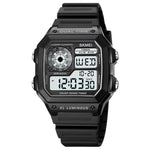 SKMEI 1998 Transparente Hülle Eissensor Outdoor-Sport Wasserdichte Multifunktionsuhr, 1998 Weiß, 1998 Schwarz
