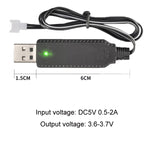 3,7V x 2 USB Smart Chip Vier-Achsen Flugzeug Ladekabel