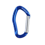 XINDA 22KN Gerader Schnapper Karabiner aus Aluminiumlegierung mit Federverschluss, XD-8126 (Blau), XD-8126 (Schwarz), XD-8126 (Rot), XD-8126 (Orange), XD-8126 (Silber)