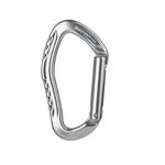 XINDA 22KN Gerader Schnapper Karabiner aus Aluminiumlegierung mit Federverschluss, XD-8126 (Blau), XD-8126 (Schwarz), XD-8126 (Rot), XD-8126 (Orange), XD-8126 (Silber)