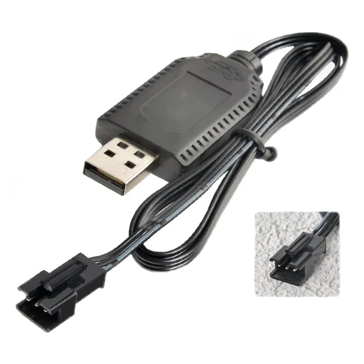 7,4-V-USB-Stecker mit intelligentem Chip und Lithium-Akku-Ladekabel