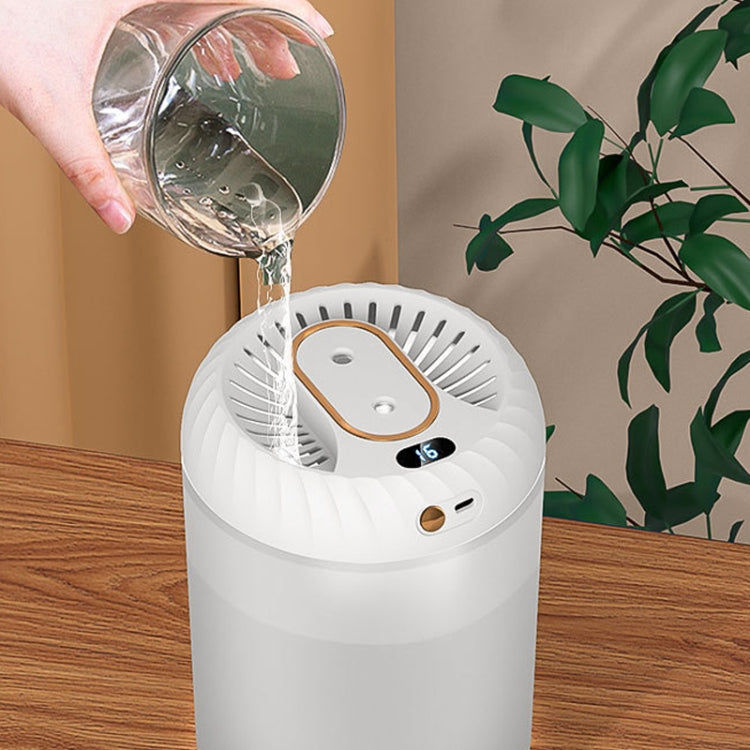 3000ml Doppel-Düse Luftbefeuchter mit Timer, Digitalanzeige und Bunter Ambientebeleuchtung