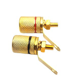 10pcs Speaker Gold-plated 4MM Banana Plug Terminal, 10 in 1