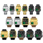 BINBOND B3332 Quadratische Multifunktionale Sport Quarz Wasserdichte Uhr