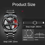 BINBOND D002 Auto Naben Zifferblatt Multifunktionale Wasserdichte und Verschleißfeste Herrenuhr