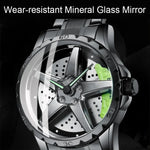 BINBOND D002 Auto Naben Zifferblatt Multifunktionale Wasserdichte und Verschleißfeste Herrenuhr