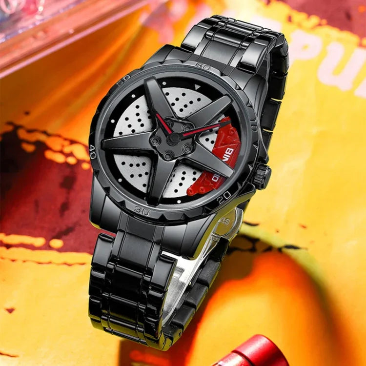BINBOND D002 Auto Naben Zifferblatt Multifunktionale Wasserdichte und Verschleißfeste Herrenuhr