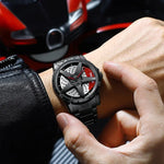 BINBOND D002 Auto Naben Zifferblatt Multifunktionale Wasserdichte und Verschleißfeste Herrenuhr