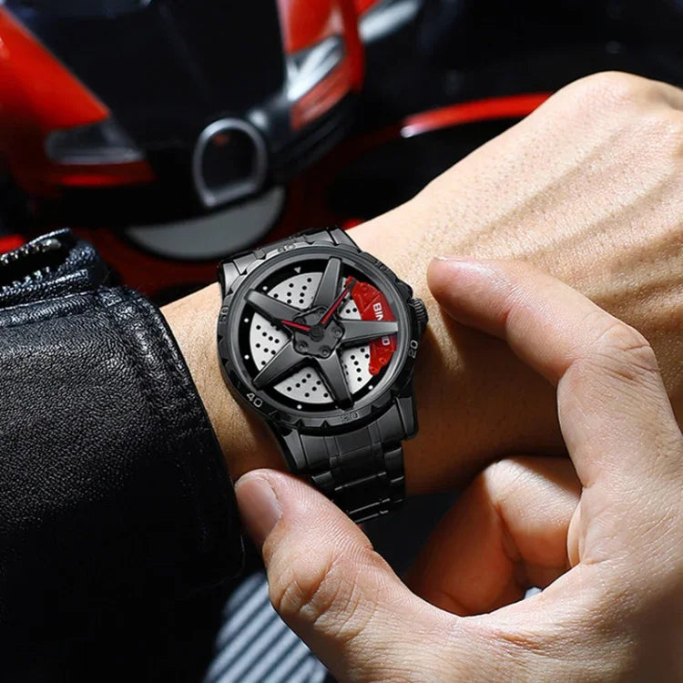 BINBOND D002 Auto Naben Zifferblatt Multifunktionale Wasserdichte und Verschleißfeste Herrenuhr