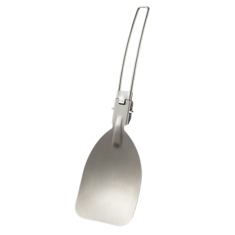 304 Edelstahl Klappbarer Bratspatel Outdoor Camping Tragbares Geschirr