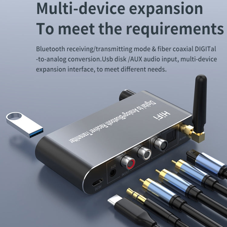 5.1 Bluetooth Optische Faser Koaxial USB Empfänger Sender Mit Fernbedienung, A05