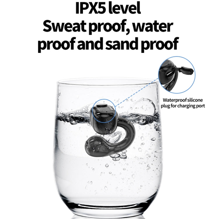 M10 IPX5 Wasserdichte Ohrclip Bluetooth Ohrhörer, Stil:, M10 Einzel Schwarz, M10 Einzel Weiß, M10 Einzel Pink, M10 Einzel Hautfarbe, M10 Einzel Grün, M10 Doppel Grün, M10 Doppel Hautfarbe, M10 Doppel Schwarz, M10 Doppel Weiß, M10 Doppel Pink