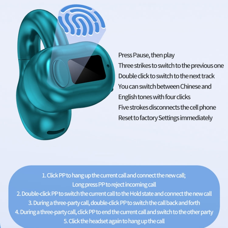 M10 IPX5 Wasserdichte Ohrclip Bluetooth Ohrhörer, Stil:, M10 Einzel Schwarz, M10 Einzel Weiß, M10 Einzel Pink, M10 Einzel Hautfarbe, M10 Einzel Grün, M10 Doppel Grün, M10 Doppel Hautfarbe, M10 Doppel Schwarz, M10 Doppel Weiß, M10 Doppel Pink