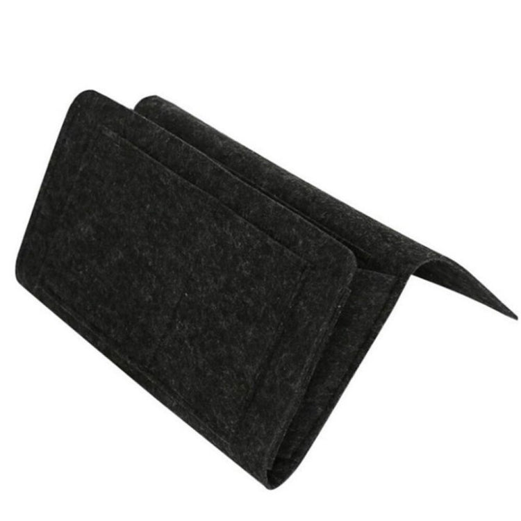 B05006 Filz-Aufbewahrungstasche, Nachttasche zum Aufhängen, Sofa-Bett-Seiten-Aufbewahrungstasche für Kleinteile
