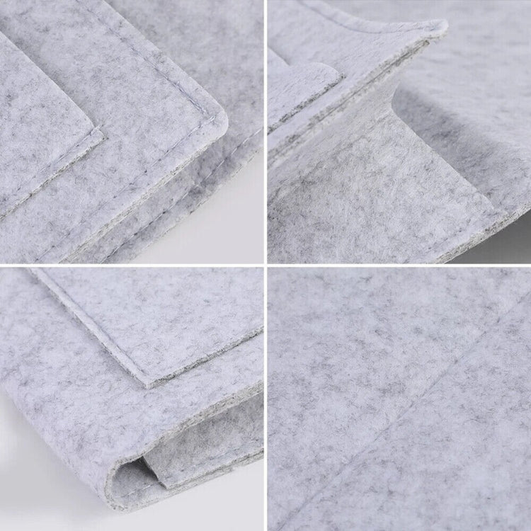 B05006 Filz-Aufbewahrungstasche, Nachttasche zum Aufhängen, Sofa-Bett-Seiten-Aufbewahrungstasche für Kleinteile