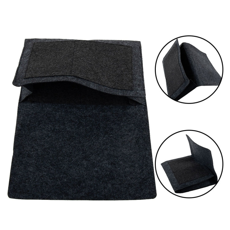 B05006 Filz-Aufbewahrungstasche, Nachttasche zum Aufhängen, Sofa-Bett-Seiten-Aufbewahrungstasche für Kleinteile