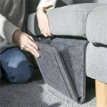 B05006 Filz-Aufbewahrungstasche, Nachttasche zum Aufhängen, Sofa-Bett-Seiten-Aufbewahrungstasche für Kleinteile