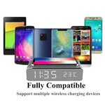 W258 mit Uhr-/Temperaturanzeige, Tischtelefon/-Kopfhörer mit kabelloser Ladefunktion, W258 5W (Silber), W258 5W (Schwarz)