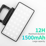 Outdoor Live-Fotografie Mehrwinkel Helligkeitsanpassung Handy-Fülllicht, Monochromes Weißlicht, RGB Farbe