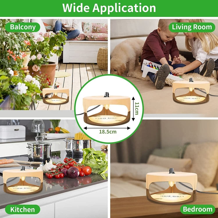 SK111 Pet Household Flea Lamp Flea Sticky Trapper Flea Capture Device, 2pcs US Plug, 2pcs EU Plug, 2pcs UK Plug, 2pcs AU Plug