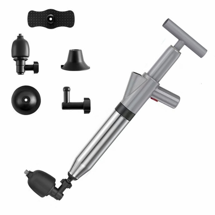 Toilettenrohrbagger Toilettenabwasser Bodenablauf Verstopfte Haushaltshochdruck-Druckluftwerkzeuge, HX28 (Grau), HX28 (Schwarz), HX28 (Grün), HX28 (Weiß)